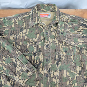 Men's Vintage Winchester Trebark Woodland Chamois Flannel Shirt